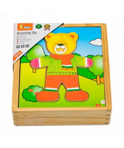 Набір ігровий Viga Toys Гардероб ведмедя 56401 Набір ігровий Viga Toys Гардероб ведмедя 56401