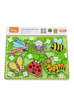 Рамка-вкладиш Viga Toys Комахи 56437