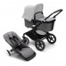 Коляска універсальна 2в1 Bugaboo Fox 3 без капюшона Black/ Grey Melange 2306010043