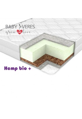 Матрас подростковый Верес Hemp bio+ 190х90х10 см 52.3.04