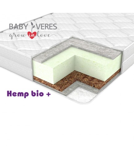 Матрац підлітковий Верес Hemp bio+ 190х90х10 см 52.3.04