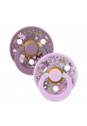Пустышка латексная BIBS Liberty Pacifier Colour 0-6м 2шт 11012101