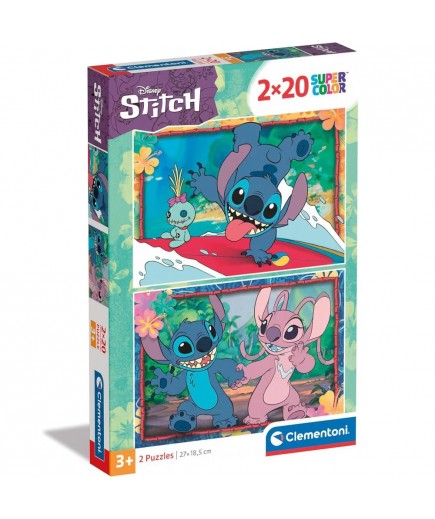 Пазл Clementoni Disney Stitch 2*20ел 24809