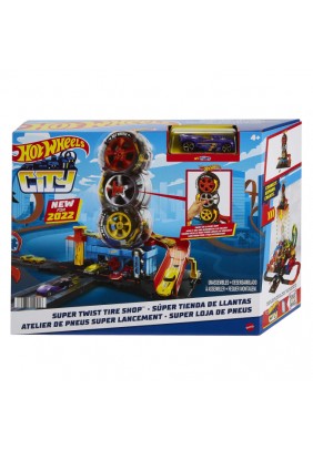 Набір ігровий Hot Wheels Карколомні трюки в шиномонтажі HDP02 - 