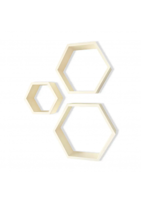 Настінні полички Royal Sleep Honeycombs 2825 Слонова кістка