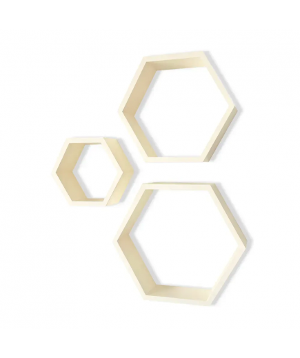 Настінні полички Royal Sleep Honeycombs 2825 Слонова кістка Настінні полички Royal Sleep Honeycombs 2825 Слонова кістка