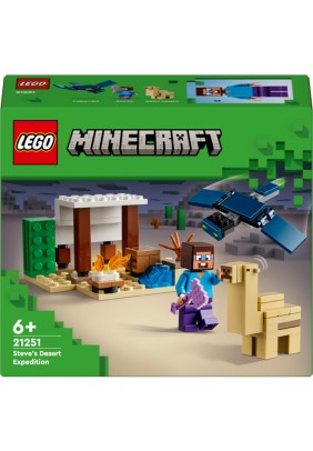 Конструктор Lego Minecraft Експедиція Стіва в пустелю 75дет 21251