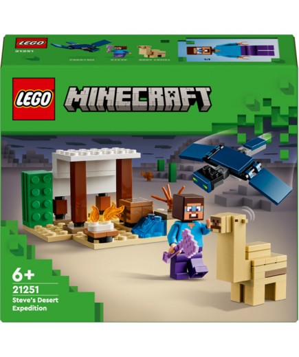 Конструктор Lego Minecraft Експедиція Стіва в пустелю 75дет 21251