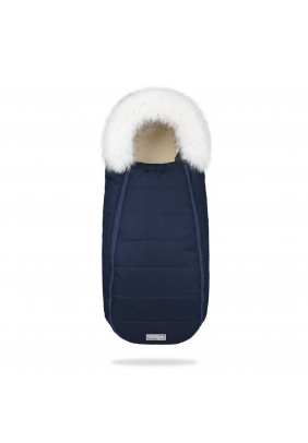 Конверт Dorechi Baby XS Овчина 1889O Blue з опушкою