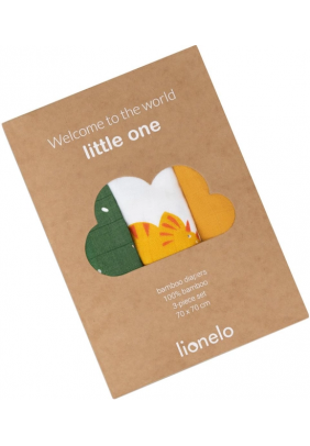 Пелюшка Lionelo Dino Bamboo Box Multicolor LO- DINO BAMBOO BOX MULTICOLOR