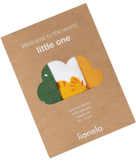 Пелюшка Lionelo Dino Bamboo Box Multicolor LO- DINO BAMBOO BOX MULTICOLOR Пелюшка Lionelo Dino Bamboo Box Multicolor LO- DINO BAMBOO BOX MULTICOLOR