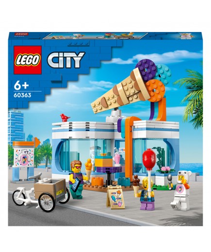 Конструктор LEGO City Крамниця морозива 296дет 60363