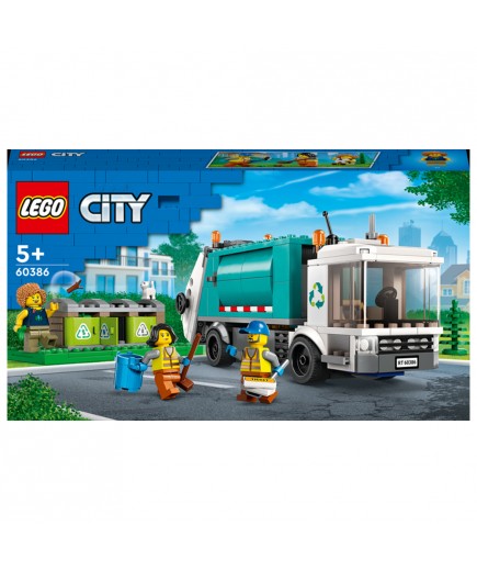 Конструктор LEGO City Сміттєпереробна вантажівка 261дет 60386