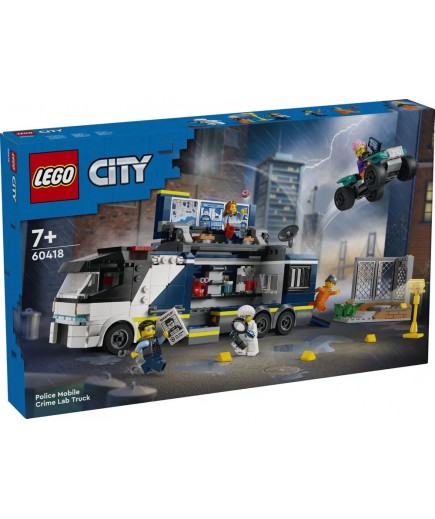 Конструктор Lego City Пересувна поліцейська криміналістична лабораторія 674дет 60418