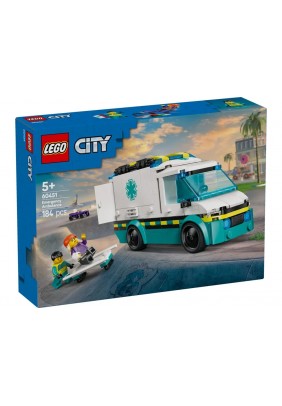 Конструктор Lego City Швидка допомога 184дет 60451