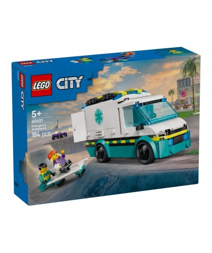 Конструктор Lego City Швидка допомога 184дет 60451 Конструктор Lego City Швидка допомога 184дет 60451