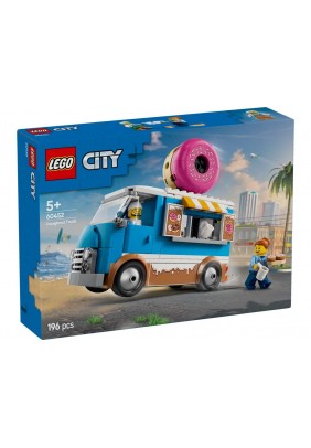 Конструктор Lego City Вантажівка з пончиками 196дет 60452 - 