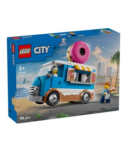Конструктор Lego City Вантажівка з пончиками 196дет 60452 Конструктор Lego City Вантажівка з пончиками 196дет 60452
