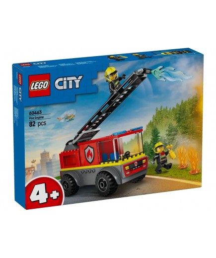 Конструктор Lego City Пожежна машина з драбиною 82дет 60463 Конструктор Lego City Пожежна машина з драбиною 82дет 60463