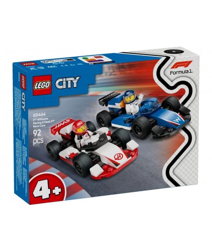 Конструктор Lego City Автомобілі для перегонів F1 92 дет 60464 Конструктор Lego City Автомобілі для перегонів F1 92 дет 60464