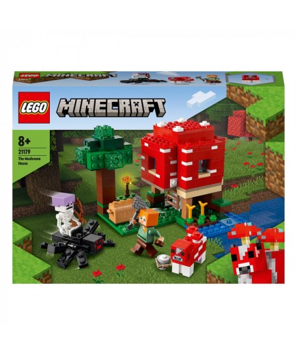 Конструктор Lego Minecraft Грибний будинок 272дет 21179