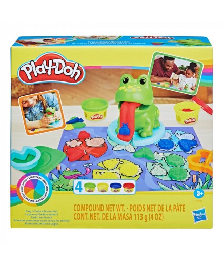 Набір для ліплення Play-Doh Жабка та кольори F6926 Набір для ліплення Play-Doh Жабка та кольори F6926