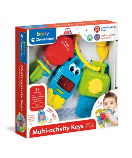 Брязкальце музична Clementoni Multi-activity Keys 17460 Брязкальце музична Clementoni Multi-activity Keys 17460