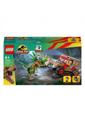Конструктор Lego Jurassic Park Засідка дилофозавра 211дет 76958 - 