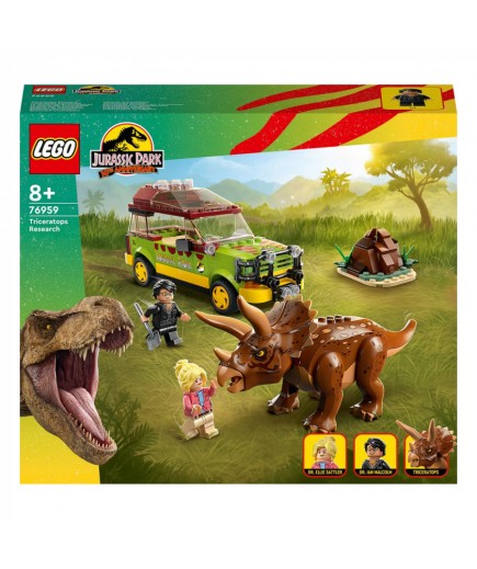 Конструктор Lego Jurassic Park Дослідження трицератопсів 281дет 76959