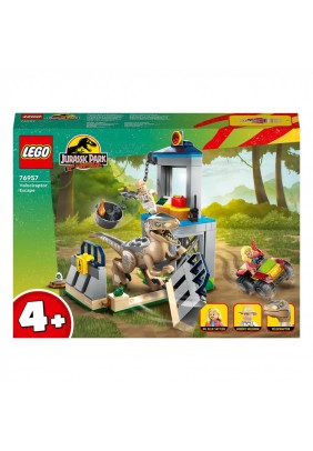 Конструктор Lego Jurassic Park Побег велоцираптора 137дет 76957