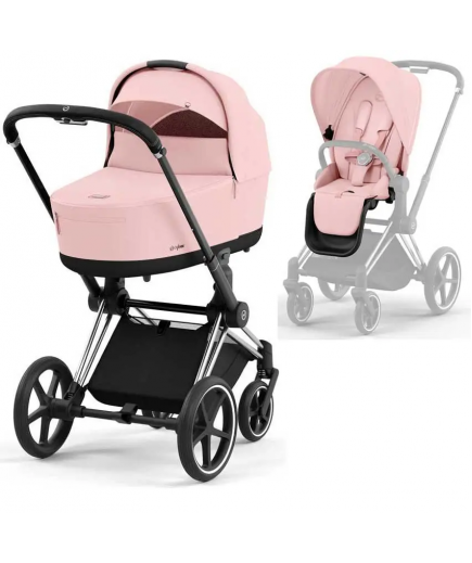 Коляска універсальна 2в1 Cybex Priam 4.0 Peach Pink/Chrome Black 523000829/5