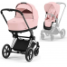 Коляска універсальна 2в1 Cybex Priam 4.0 Peach Pink/Chrome Black 523000829/5