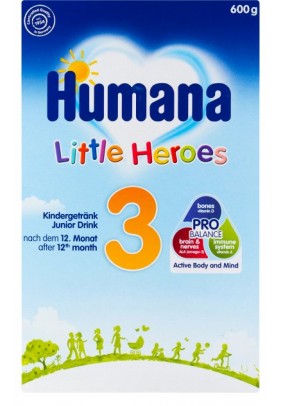 Суміш молочна Humana-3 Little Heroes 600г 6249479 - 