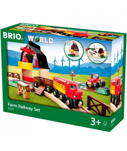 Дитяча залізниця BRIO Ферма 33719