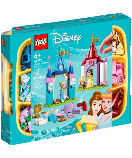 Конструктор Lego Disney Творчі замки диснеївських принцес 140дет 43219