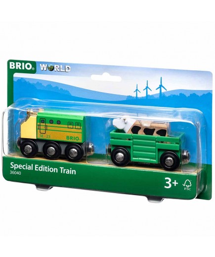 Фермерський потяг для залізниці BRIO Special Edition 36040
