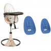 Стільчик для годування Bloom Fresco Rose Gold/Rose Gold+riviera blue U10515-GRB\\E10540-RBL