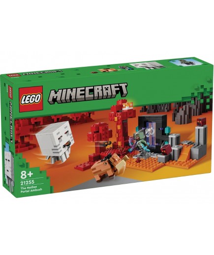 Конструктор Lego Minecraft Засідка біля порталу в Нижній світ 352дет 21255