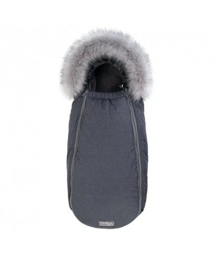 Конверт Dorechi Baby XS Флiс 1883 FО Graphit з опушкою Конверт Dorechi Baby XS Флiс 1883 FО Graphit з опушкою