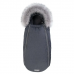 Конверт Dorechi Baby XS Флiс 1883 FО Graphit з опушкою