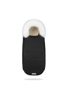 Конверт Dorechi Baby XS Овчина 1930О Black з опушкою