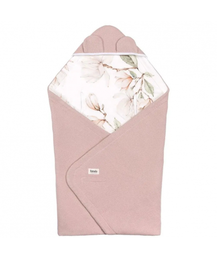 Ковдра Lionelo Travel Swaddle Blanket beige magnolia LO-TRAVEL SWADDLE BLANKET BEIGE MAGNOLIA