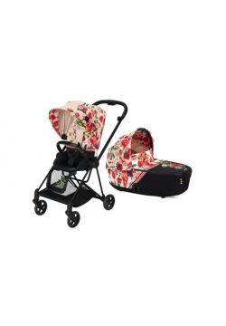 Коляска універсальна 2в1 Cybex Mios 4.0 Spring Blossom Light/Matt Black 519004013/4