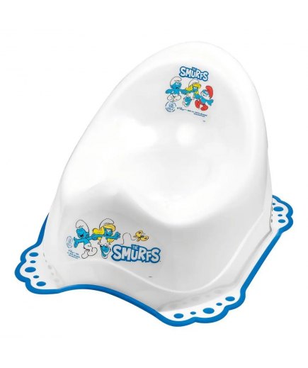 Горшок Maltex The Smurfs Chamber pot with anti slip rubber 1411_37 white 681526