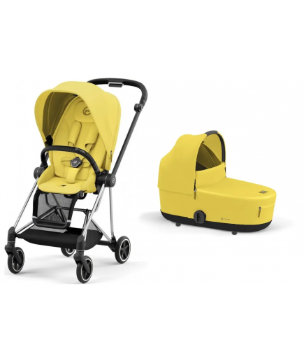 Коляска універсальна 2в1 Cybex Mios 4.0 Mustard Yellow/Chrome Black 522000823/2