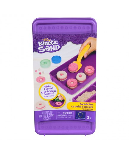 Набір піску з формочками Kinetic Sand Кольорове печиво 71678 Набір піску з формочками Kinetic Sand Кольорове печиво 71678