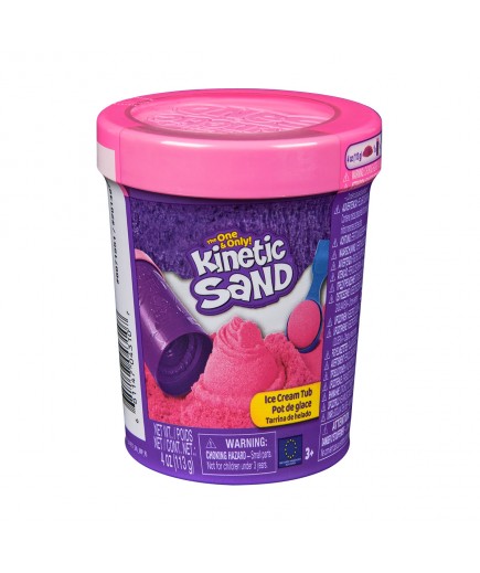 Набір піску з лопаткою Kinetic Sand Відерце морозива 71679 Набір піску з лопаткою Kinetic Sand Відерце морозива 71679