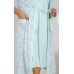Комплект для вагітних та годування (халат+нічна сорочка) M-XL Nicoletta 7262 - бірюзовий