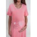 Комплект для вагітних та годування (халат+нічна сорочка) M-XL Nicoletta 7268 - кораловий