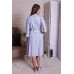 Комплект для вагітних та годування (халат+нічна сорочка) M-XL Nicoletta 7276 - блакитний